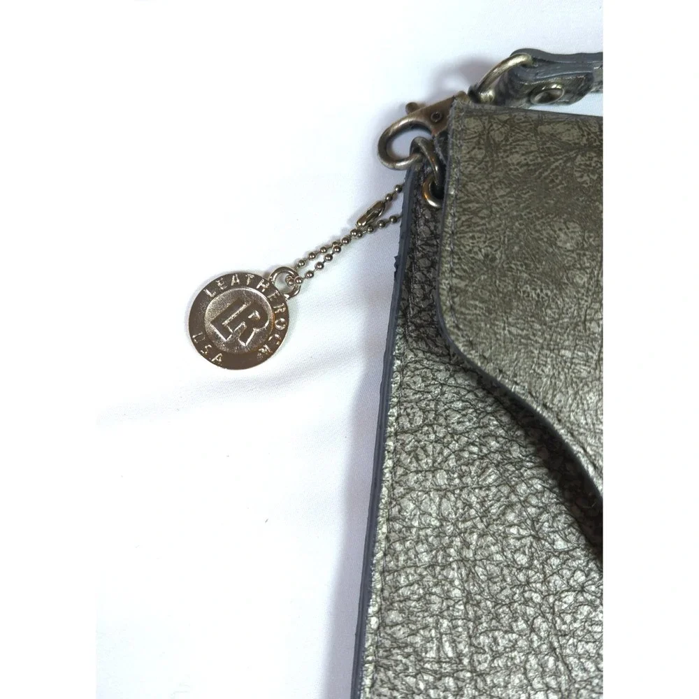 LEATHERROCK USA Women Crossbody Messenger Bag Jeweled Maltese Cross Edgy Goth